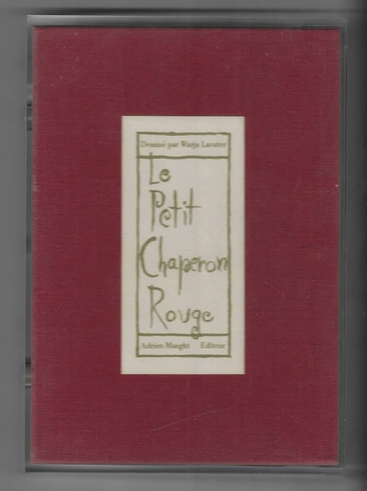 Amazon.com: Le Petit Chaperon Rouge: 9782743447182: Warja Honegger